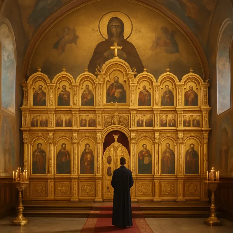 Co przedstawia ikonostas i jaką pełni funkcję w liturgii