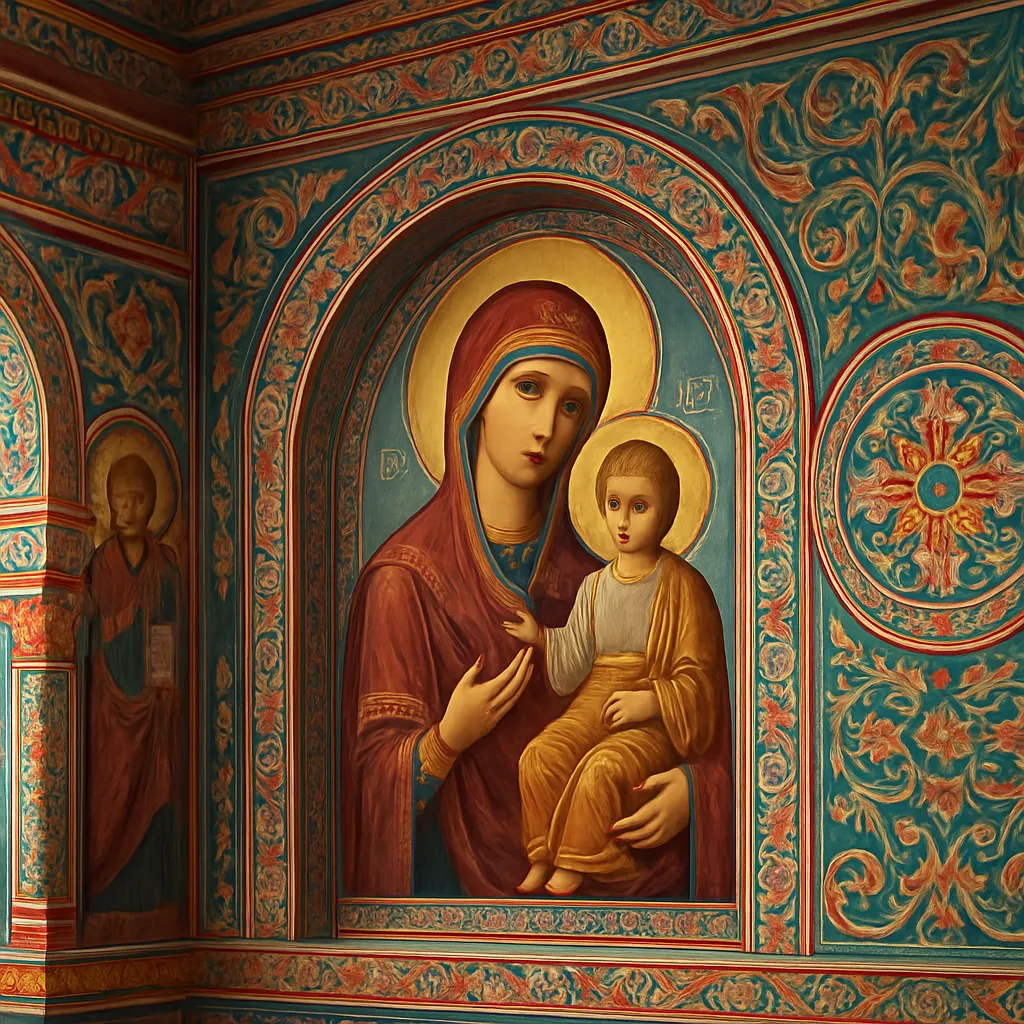 Co symbolizują kolory i ornamenty w cerkiewnym wystroju