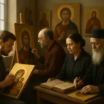 Jakie są współczesne szkoły ikonograficzne i artyści duchowi