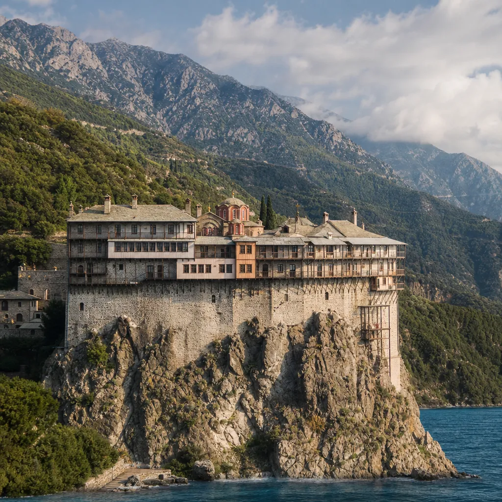 Monaster Dionisiu – Góra Athos, Grecja