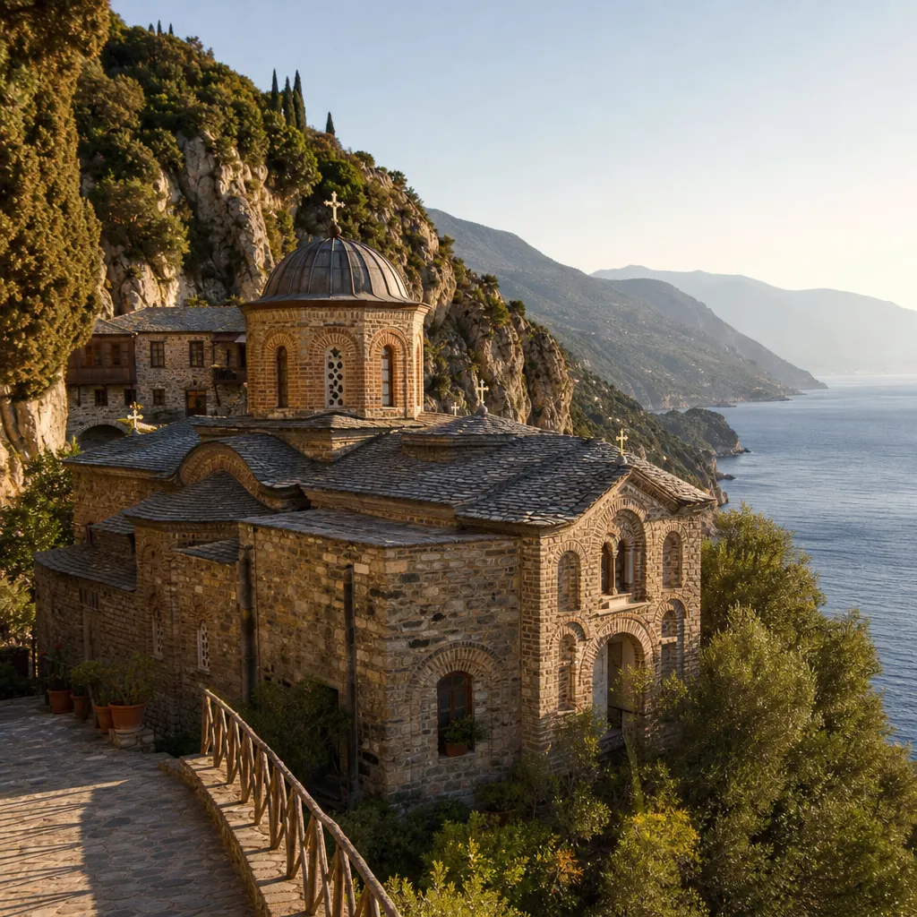 Monaster Simonopetra – Góra Athos, Grecja