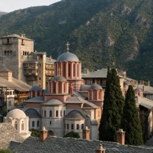 Monaster św. Pantelejmona – Góra Athos, Grecja
