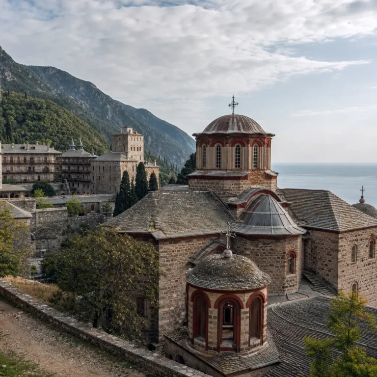 Monaster Konstamonitu – Góra Athos, Grecja