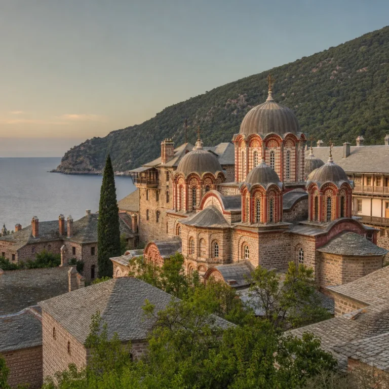 Monaster Esfigmenu – Góra Athos, Grecja