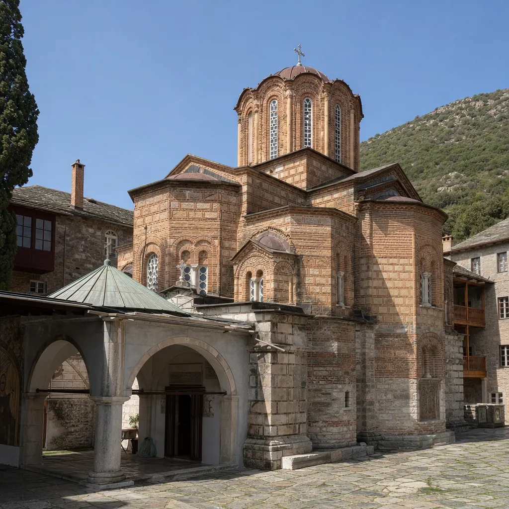 Monaster Stavronikita – Góra Athos, Grecja