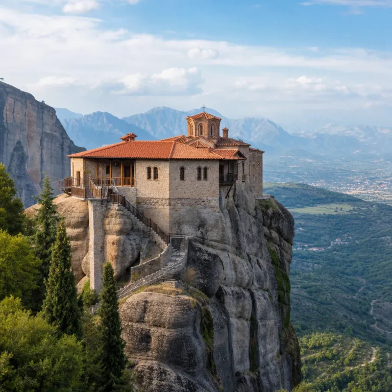 Monaster Roussanou – Meteory, Grecja