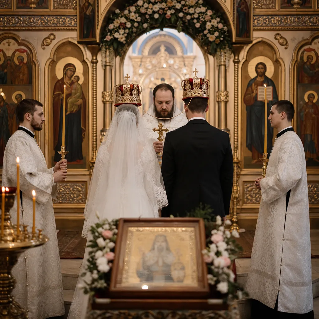 Ślub katoliczki z prawosławnym w cerkwi