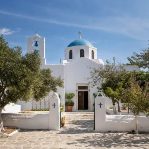 Monaster Panagia Tourliani – Mykonos, Grecja