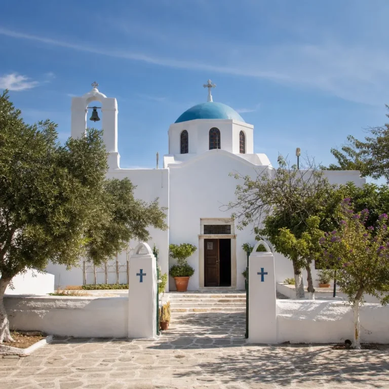Monaster Panagia Tourliani – Mykonos, Grecja